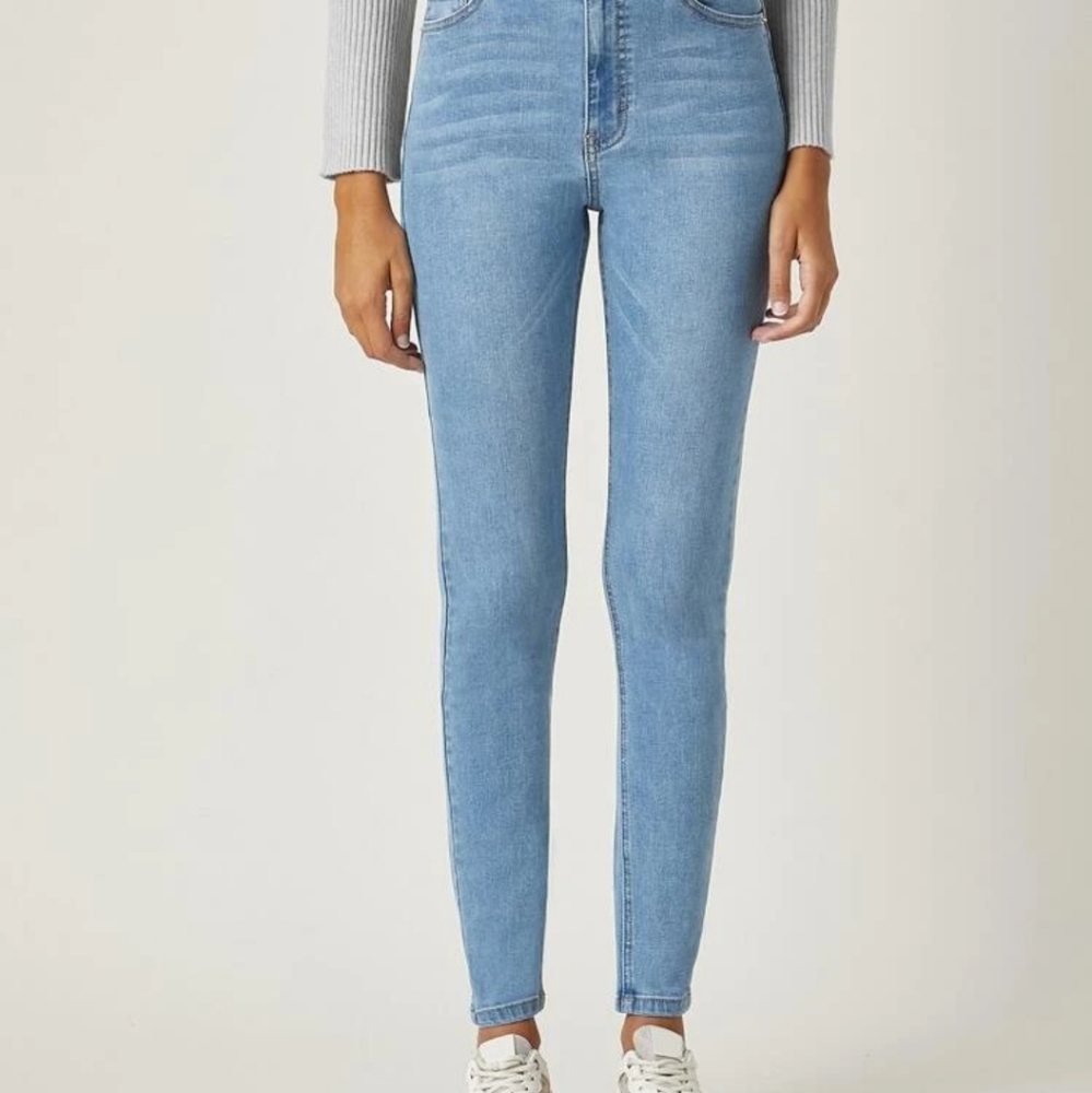 Middle waisted power skinny jeans